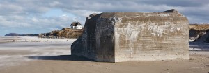 Den vilde poesi - bunker på Løkken Strand, foto af Michael Ruby.