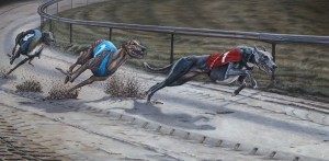9 Carsten Krogstrup - Racing-2017 Oil-on-canvas 125x250-cm