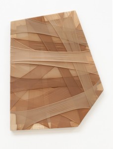 Susanne Schmidt-Nielsen - tekstilt maleri - træ, tekstil, 2013 - Foto Erling Lykke Jeppesen
